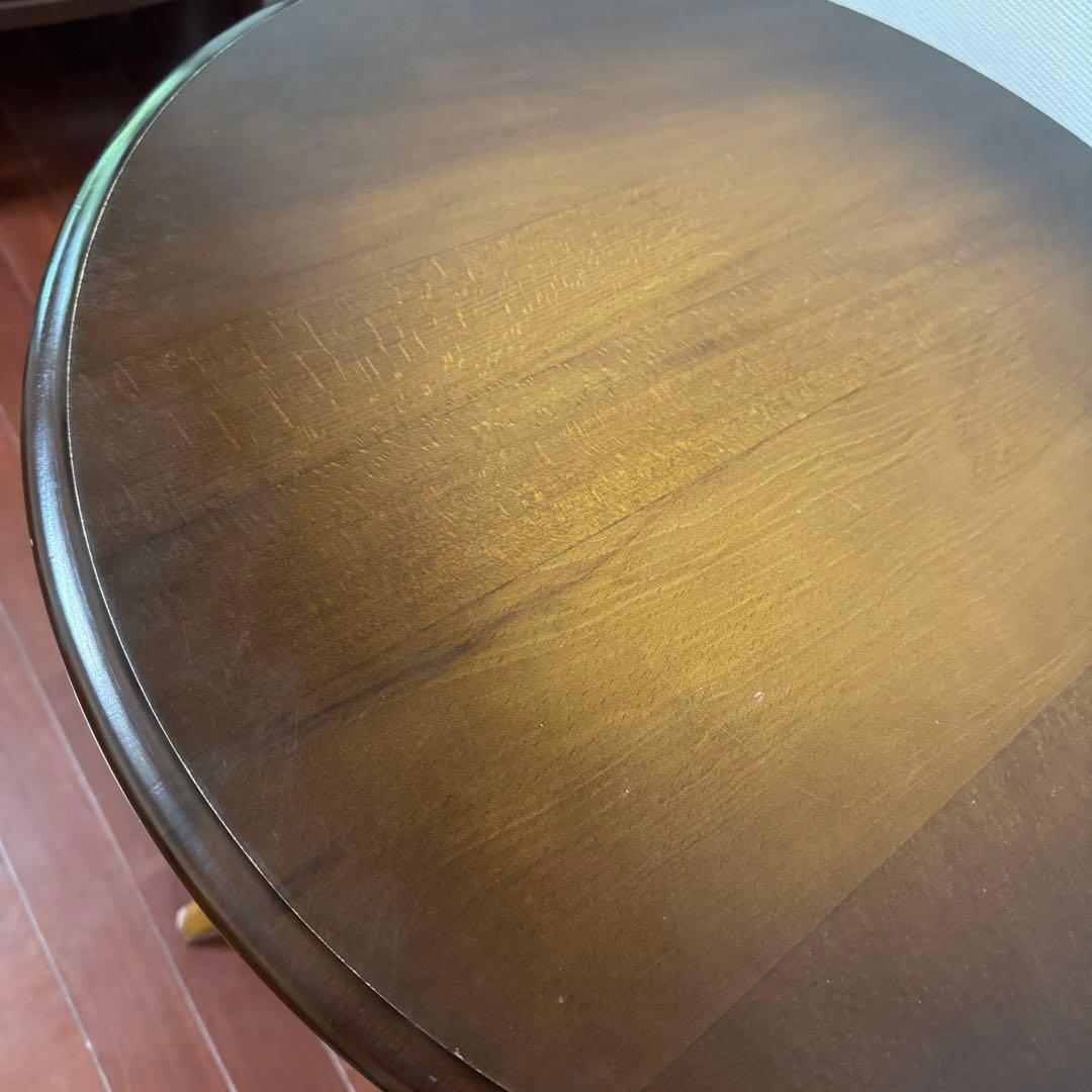 飛騨産業　キツツキ　コーヒーテーブル　円卓　ラウンドテーブル