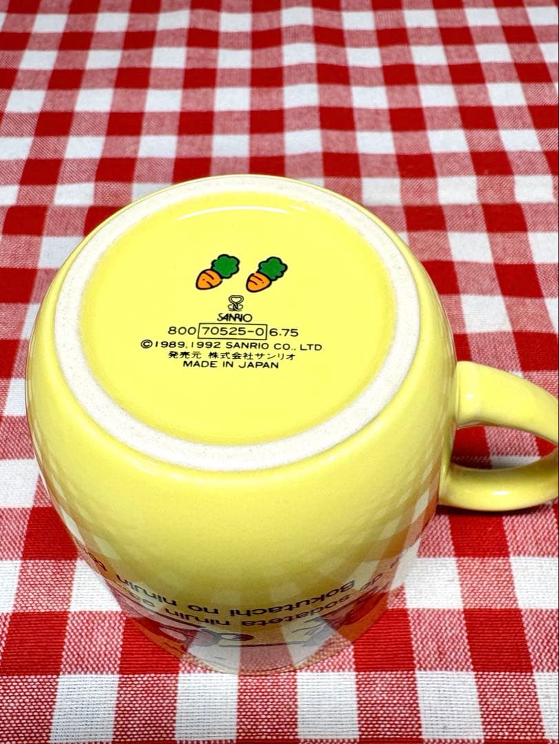 激レア 1992年 サンリオ 初期 ポチャッコ マグカップ 平成レトロ 90