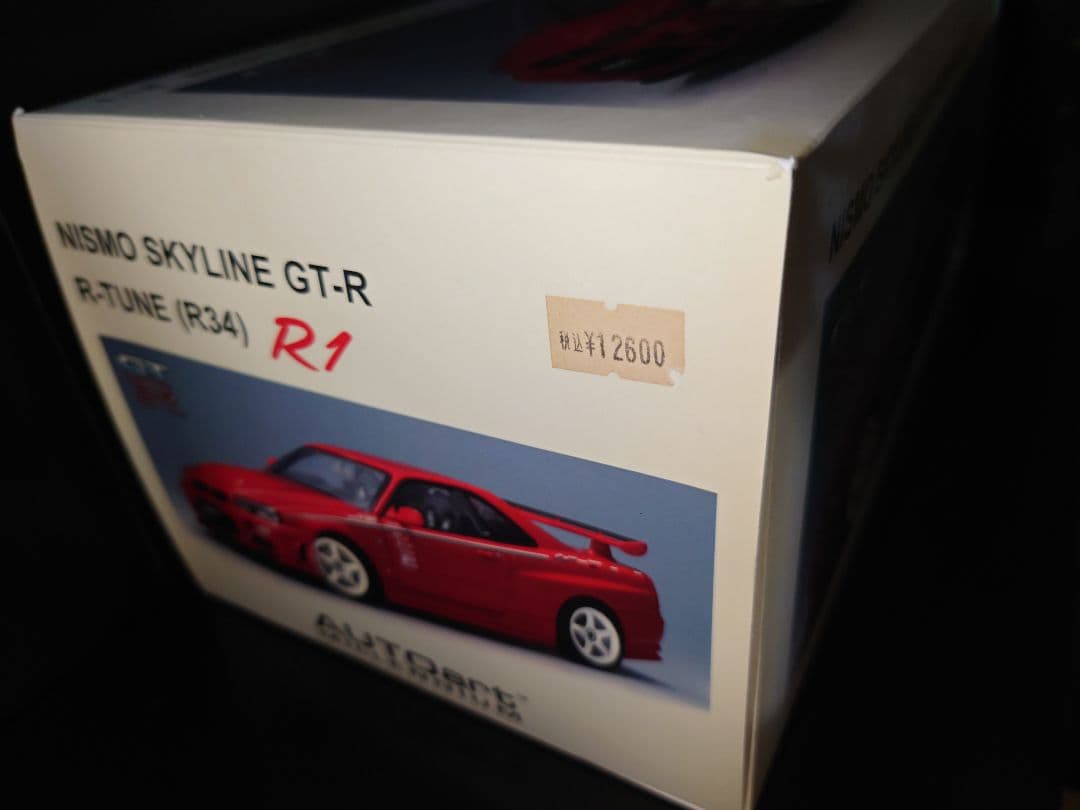 autoart 1/18 日産 ニスモ スカイライン GTR r34 R1
