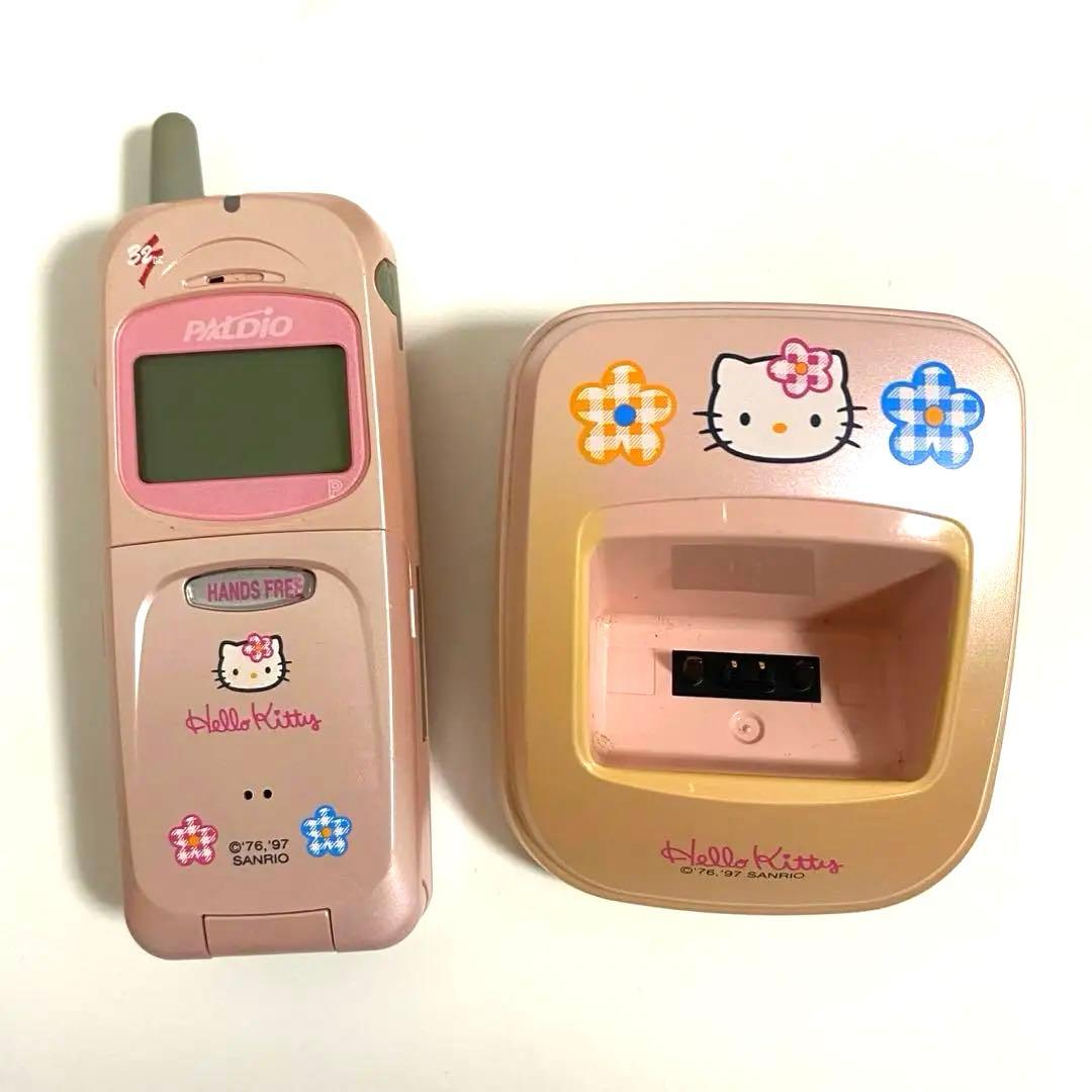 hello kitty】キティちゃん♡PHS♡ピンク レア - メルカリ