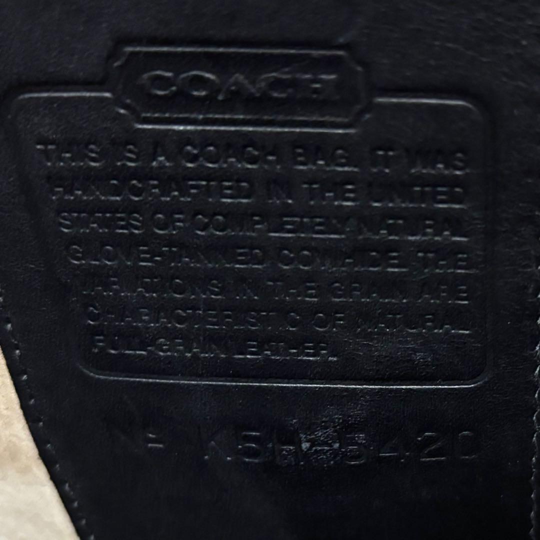 【極希少】 オールドコーチ ダレスバッグ 本革 大容量 USA製 黒 5420