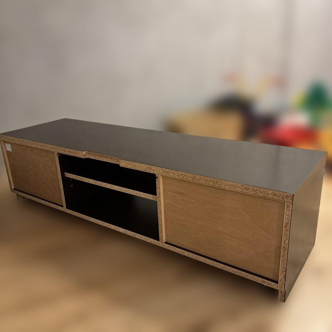 IDC大塚家具◇テレビボード ガラス扉付き 1500 SHIN A