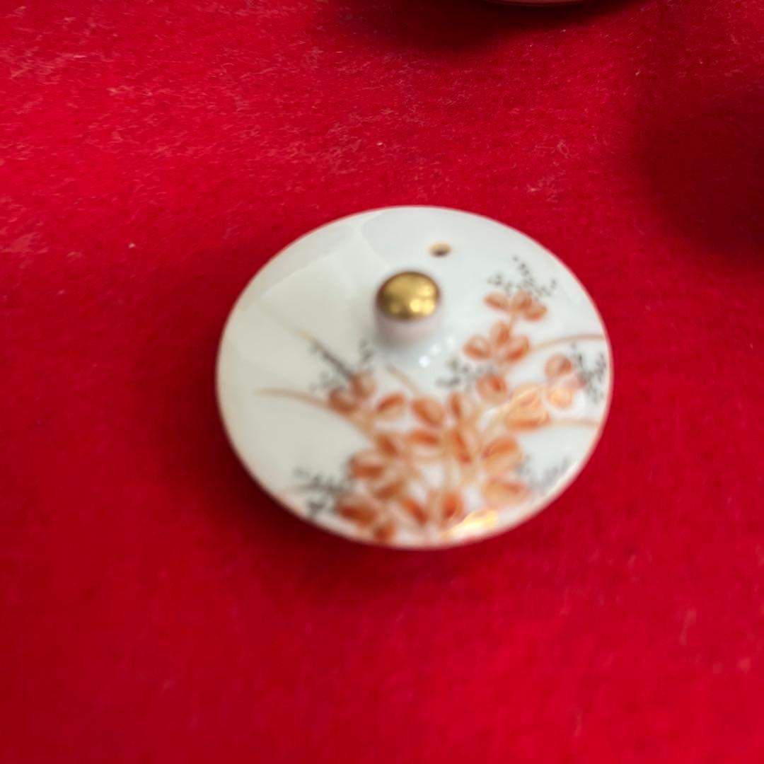 骨董　加賀九谷焼きの茶器セット