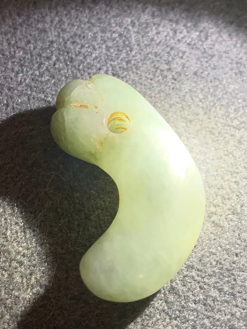 古墳期 出土 ろうかん糸魚川翡翠勾玉 縄文 弥生 石器 大珠 根付 土器 化石