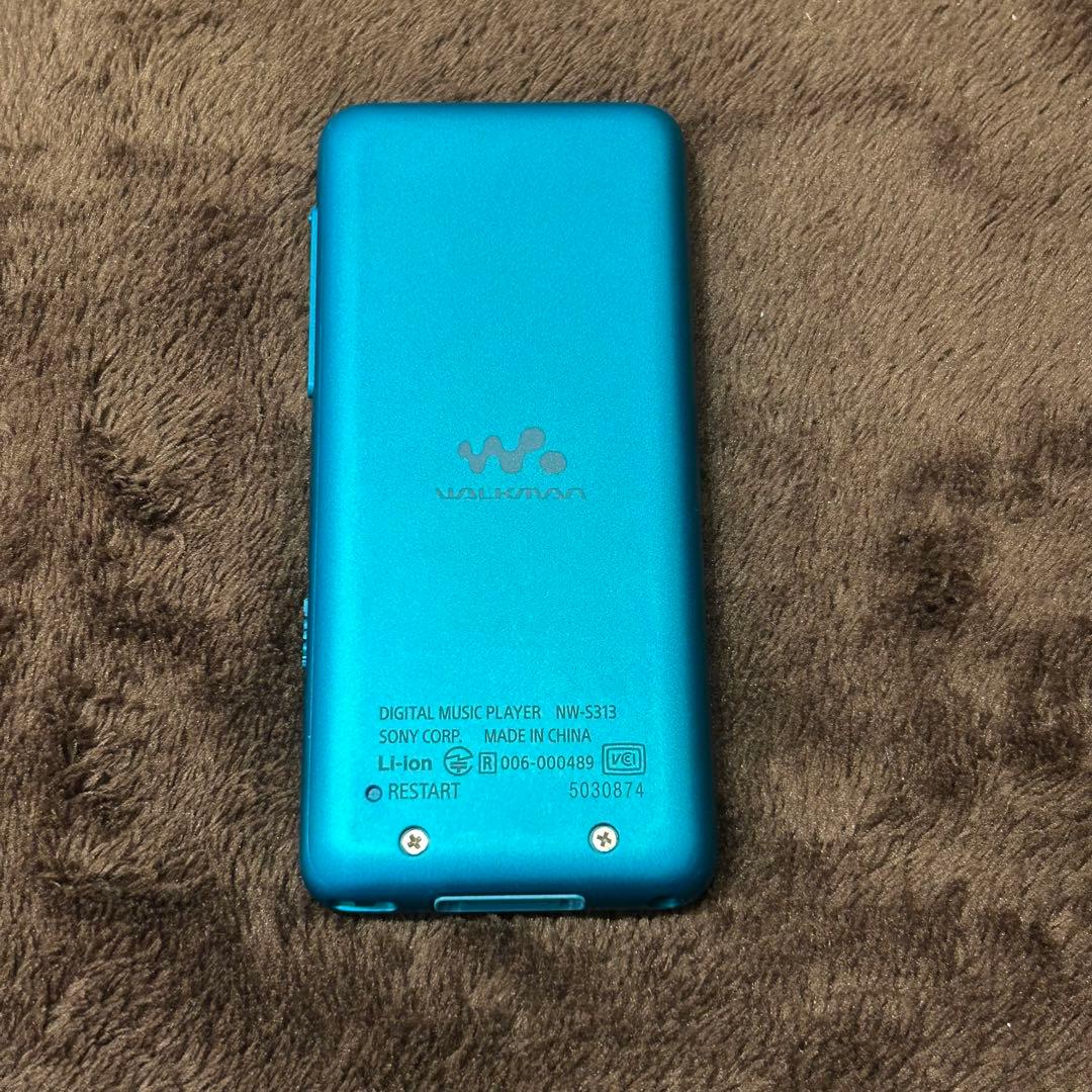 SONY WALKMAN ウォークマン NW-S313Kブルー - メルカリ