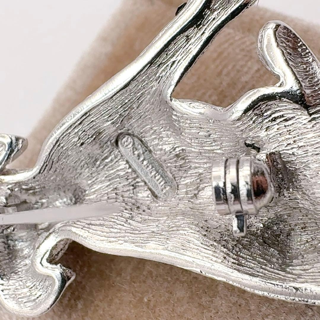 ⭐️SALE⭐バーバリー ブローチ 犬 ドッグ ダルメシアン シルバートーン