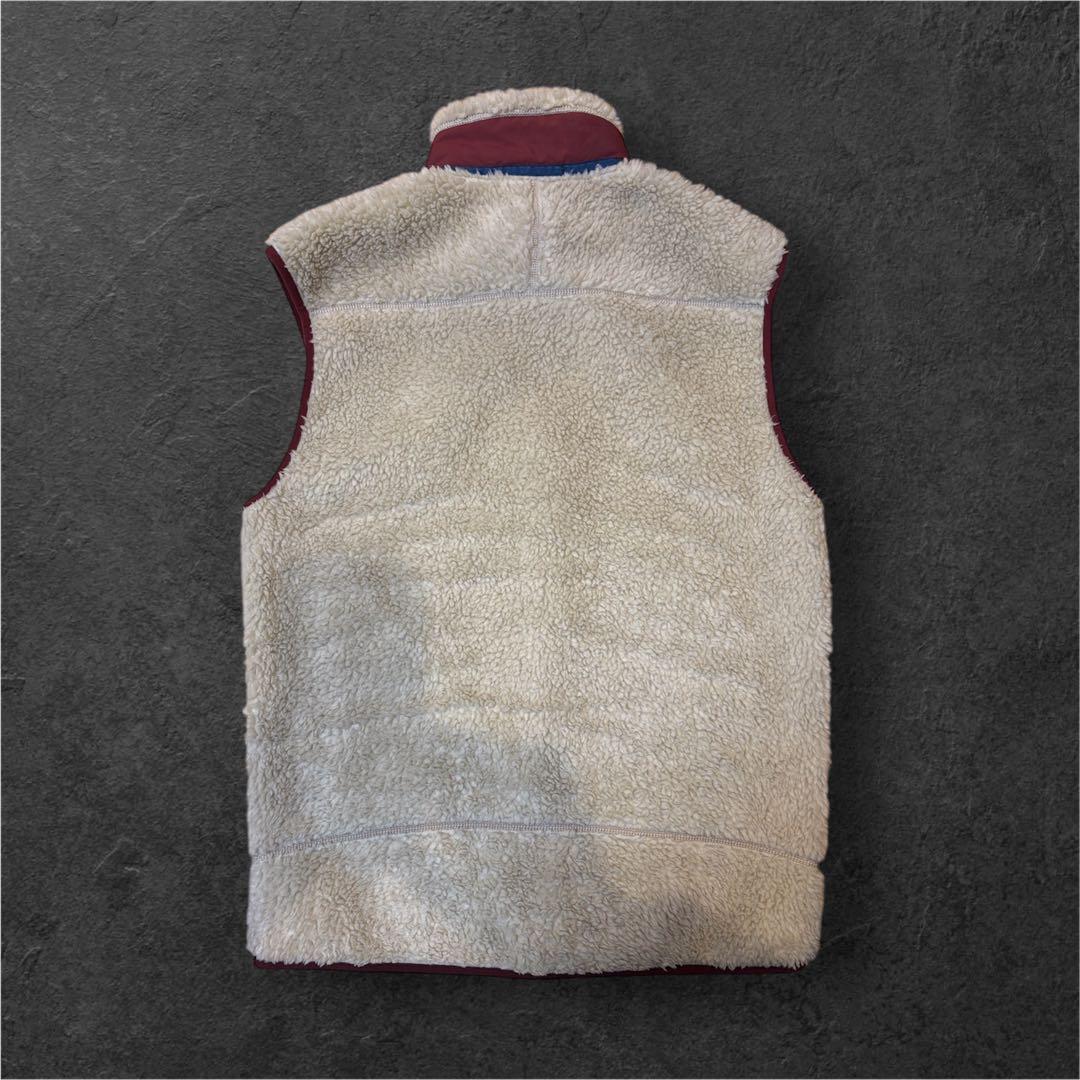 【美品】⭐️patagonia レトロXベスト クリーム/バーガンディ