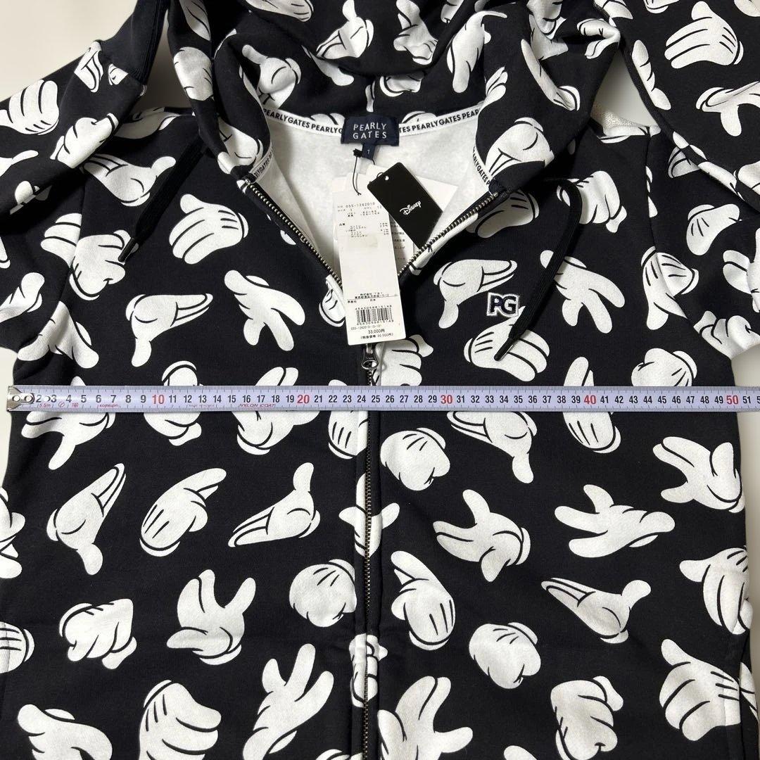 パーリーゲイツ ☆新品タグ付き☆レディース１　裏起毛パーカー　ミッキーコラボ