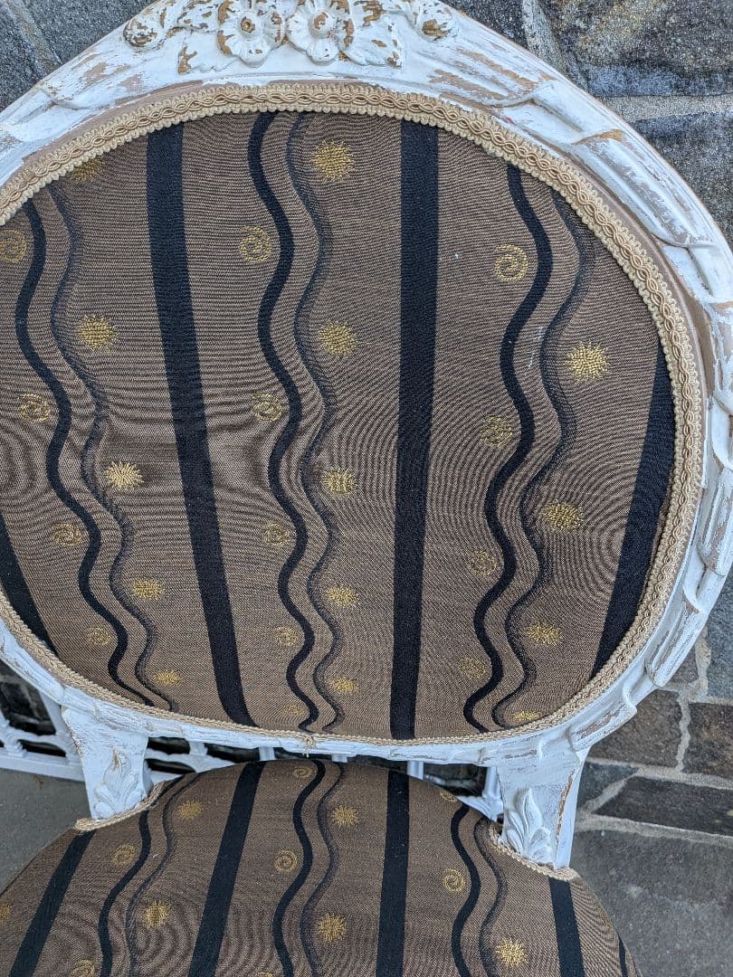 11ーeIeven様専用 メダリオンチェア高級家具椅子2脚セット ジャンク