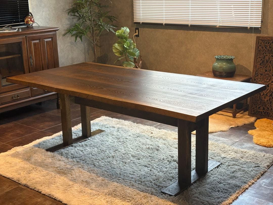 希少　アンティーク　ヴィンテージ　無垢材　木製テーブル　ウッドテーブル　NZ