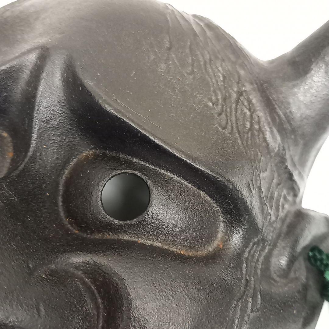 未使用 南部宝生堂 南部鉄器 般若 お面 鉄仮面 能面 ヴィンテージ 昭和