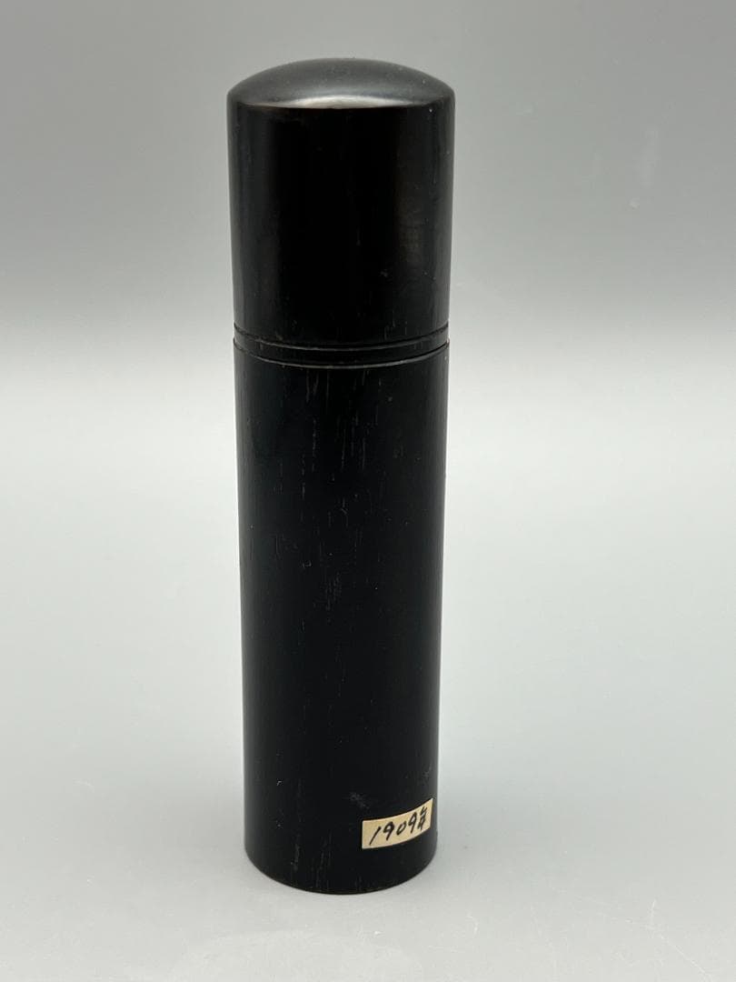 スターリングシルバー マウント付き 黒檀製 ハットピンホルダーボックス 1909