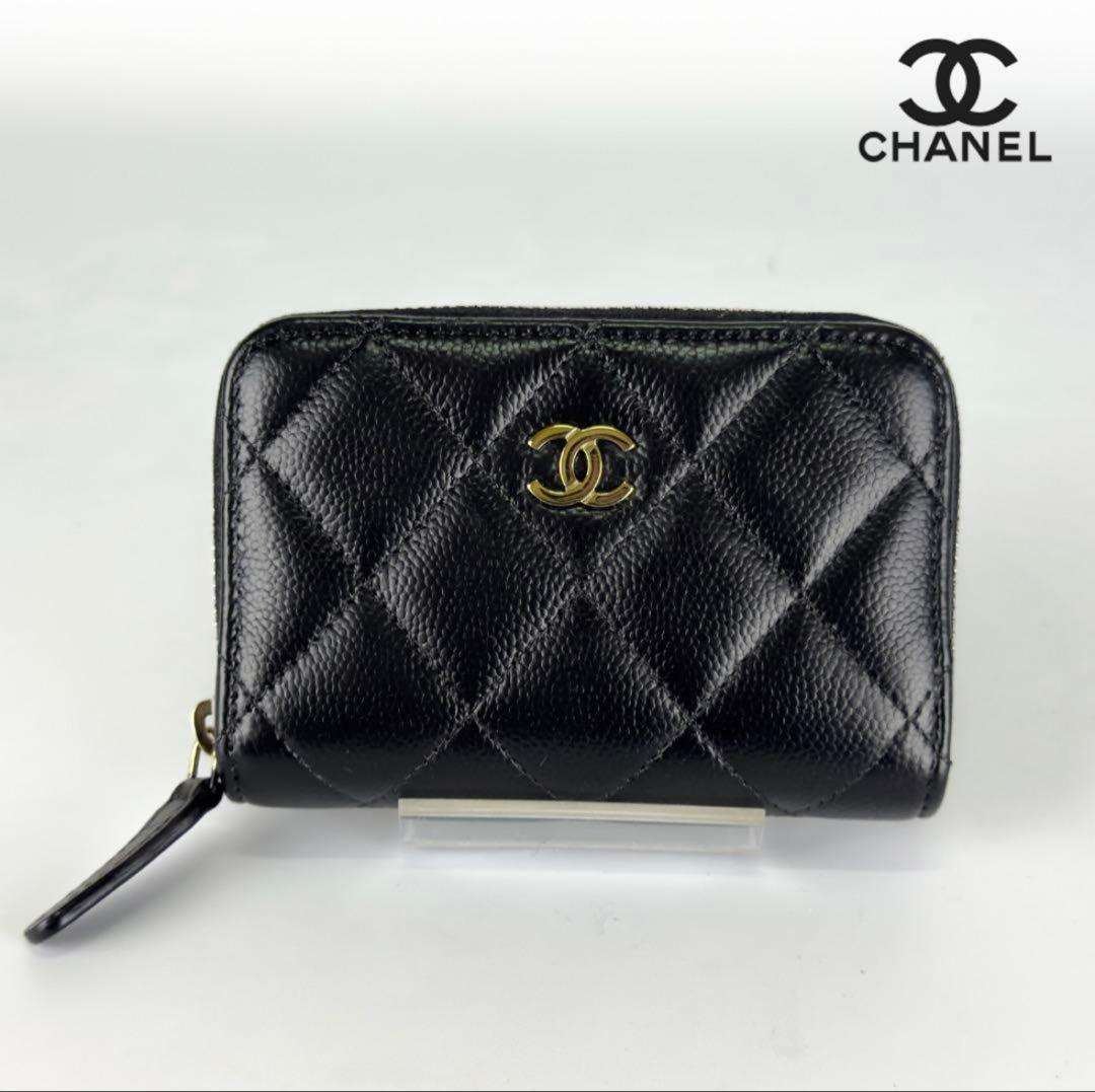 新型タイプ　限定 シャネル　マトラッセ　ジップ　ケース　小銭入れ