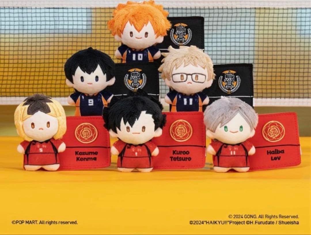 ハイキュー！ 中国限定 ぬいぐるみ ワッペン バッジ BOX セット
