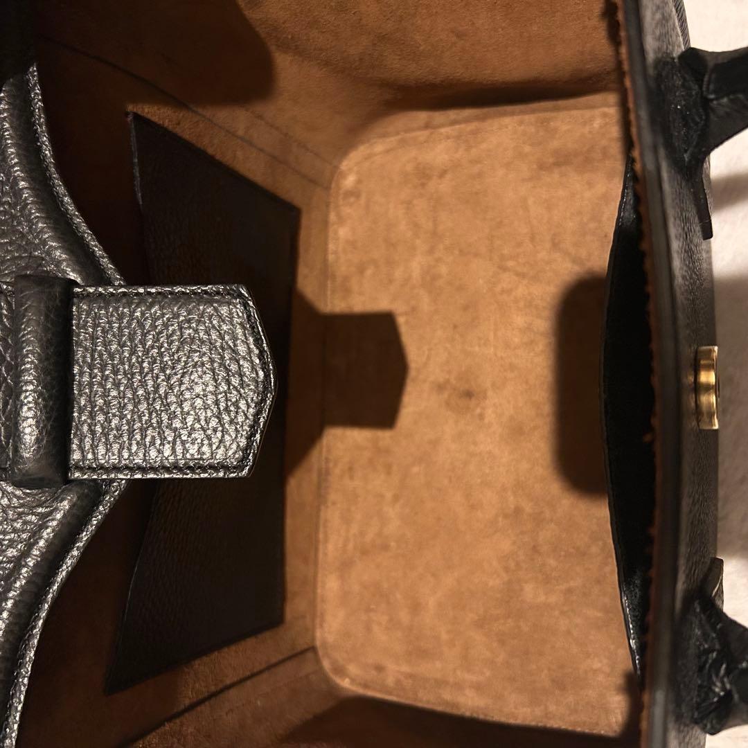 CHRISTIAN VILLA ブラックトートバッグ　ショルダーバッグ