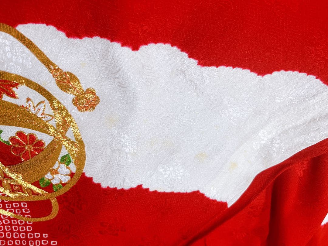 総絞り被布♡七五三　3歳　女の子　セット　一式　駒刺繍