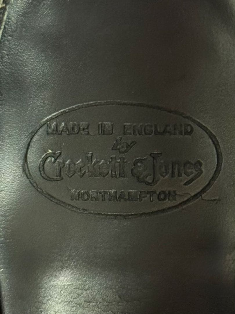 クロケット&ジョーンズ　ブルトン　5.5D　黒　349ラスト　ハンドグレード