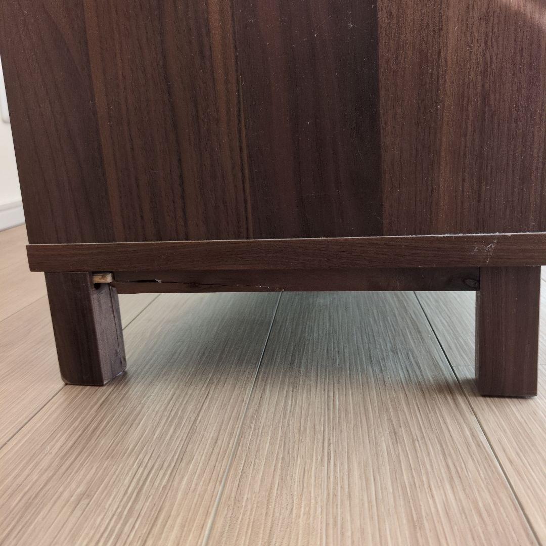 無印良品 木製AVラック テレビボード テレビ台 ウォールナット材 幅