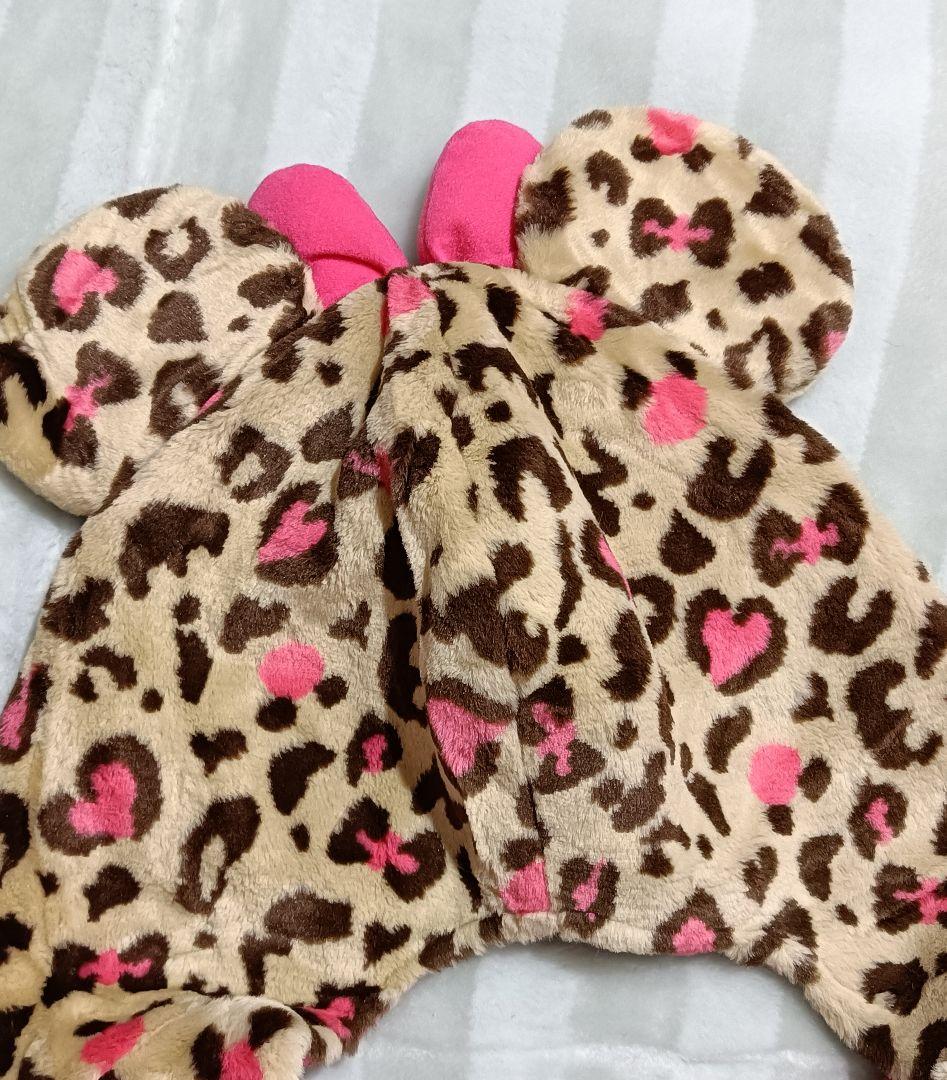 ファンキャップ ヒョウ柄マフラー ミニーマウス ミニーマウス ヒョウ柄