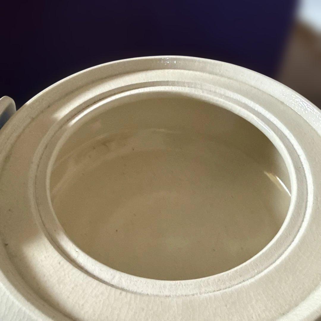 h*+様 勝見光山窯の白磁の水指　京焼・清水焼の窯元　水指【勝見光山三代目　最晩