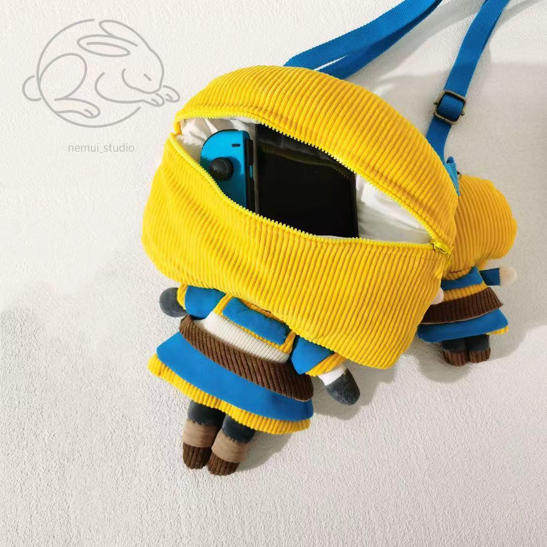 ゼルダの伝説 十字目（じゅうじめ）の手作りバッグ カスタマイズ ゼルダ姫