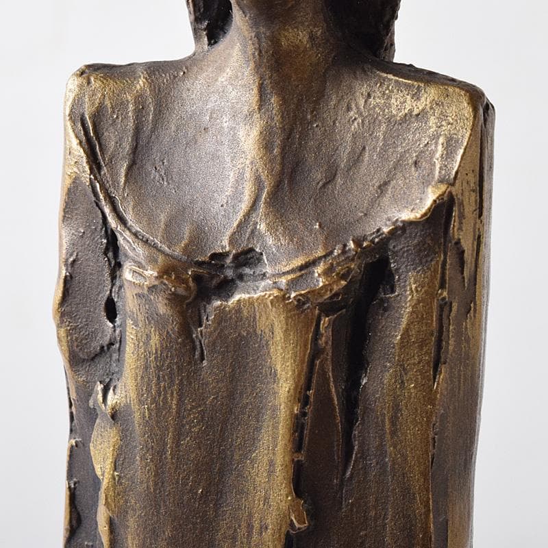 彫刻家 山本眞輔作 ブロンズ 「装い」 重さ約1.2㎏ C R8108 - メルカリ