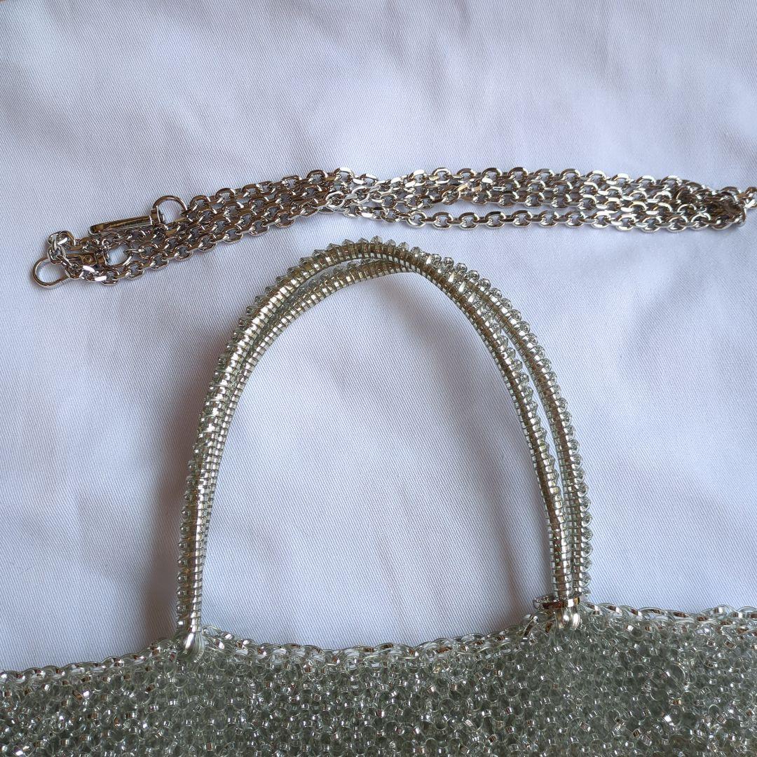 未使用　アンテプリマ ANTEPRIMA スクエア　ラージ シルバーゴールド