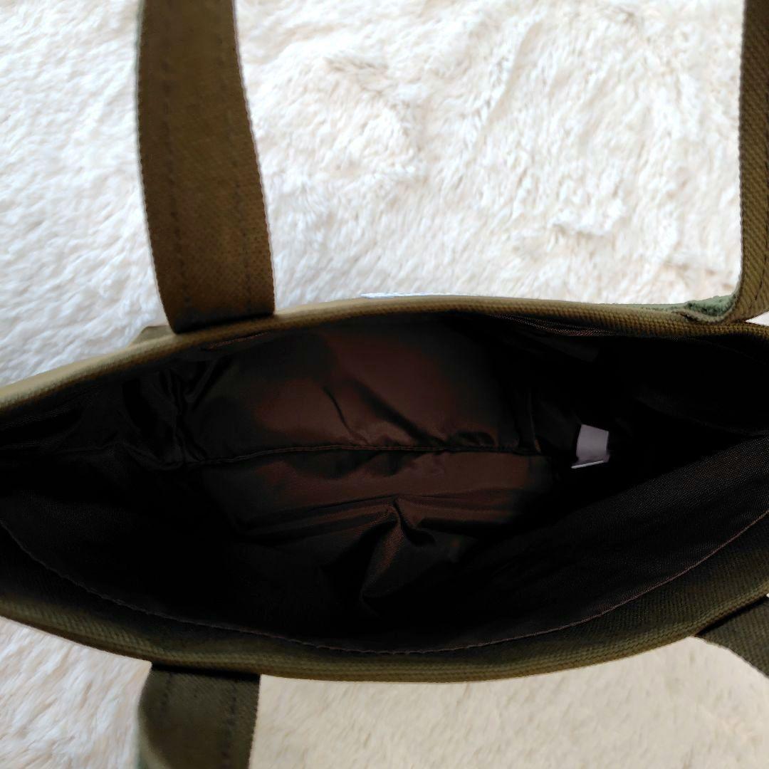 LOVERARY BY FEILER オールドテディ　ワッペントートバッグカーキ