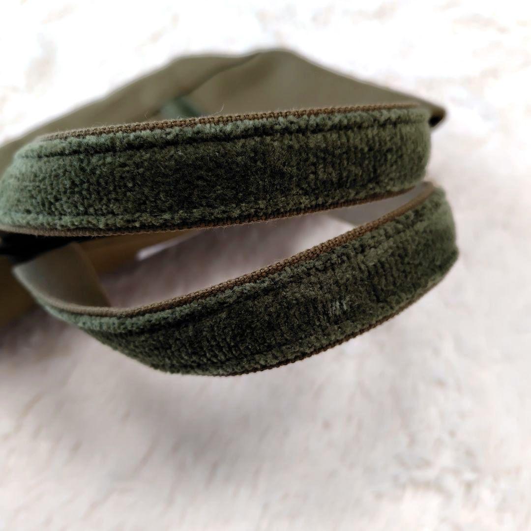 LOVERARY BY FEILER オールドテディ　ワッペントートバッグカーキ