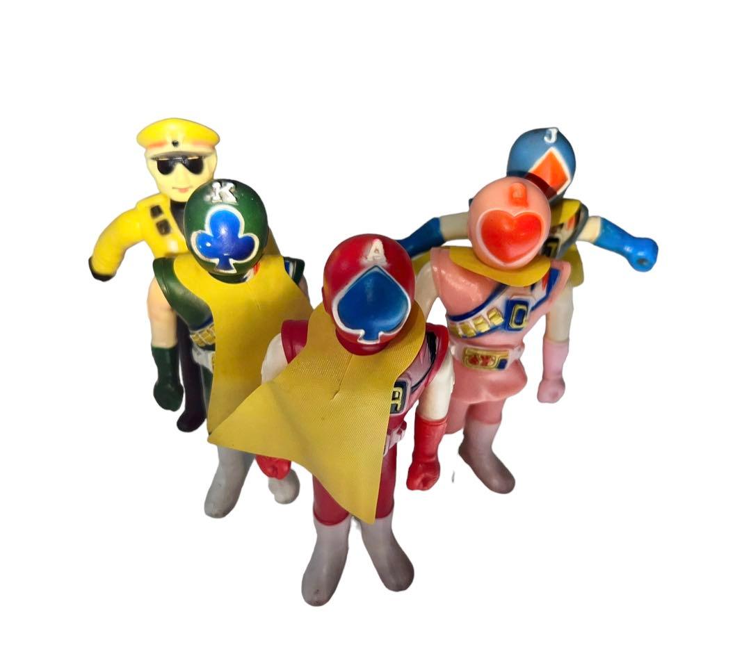 戦隊ヒーロー ソフビ 5体セットジャッカー電撃隊.ジョウカー(ジョーカー)