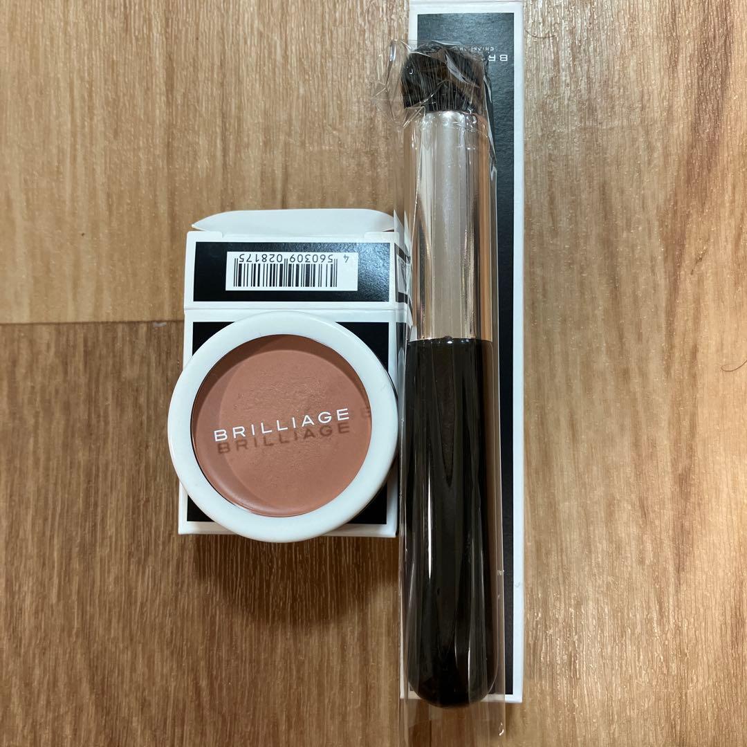 ブリリアージュ　カモフラージュコンシーラーチーク04ワイドフィンガーブラシセット