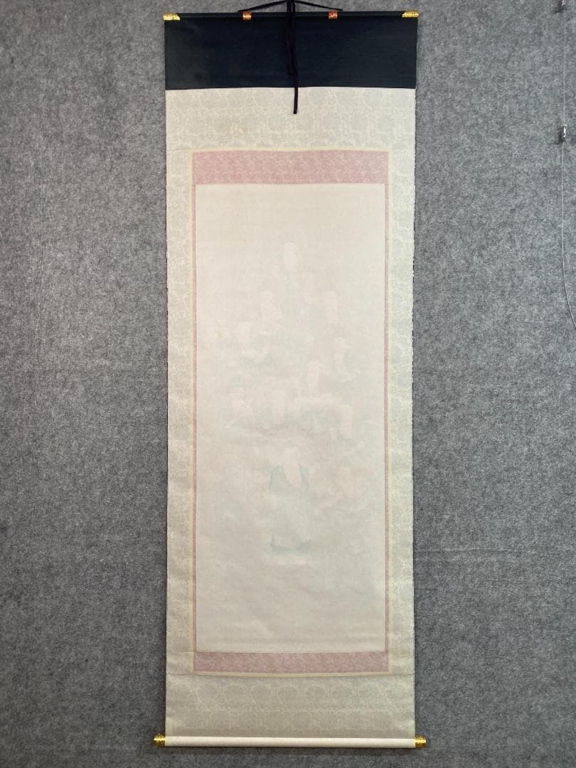 福田素仙 『十三佛』絹本 合箱 金襴表装 岐阜の人 掛軸24102508