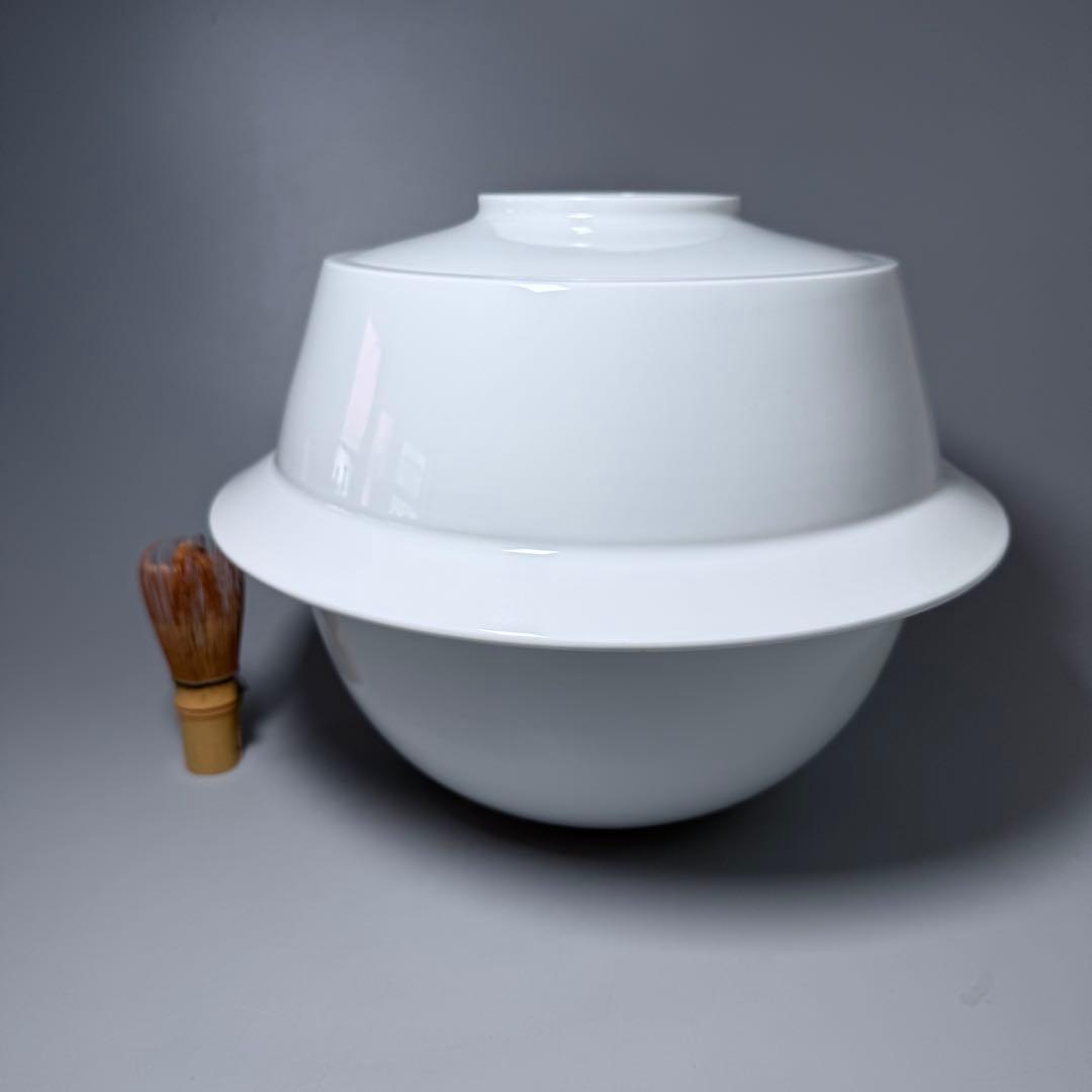 県重要無形文化財指定　中村清六　『青白磁釜形壺』　上位作　共箱付　無傷　高麗庵