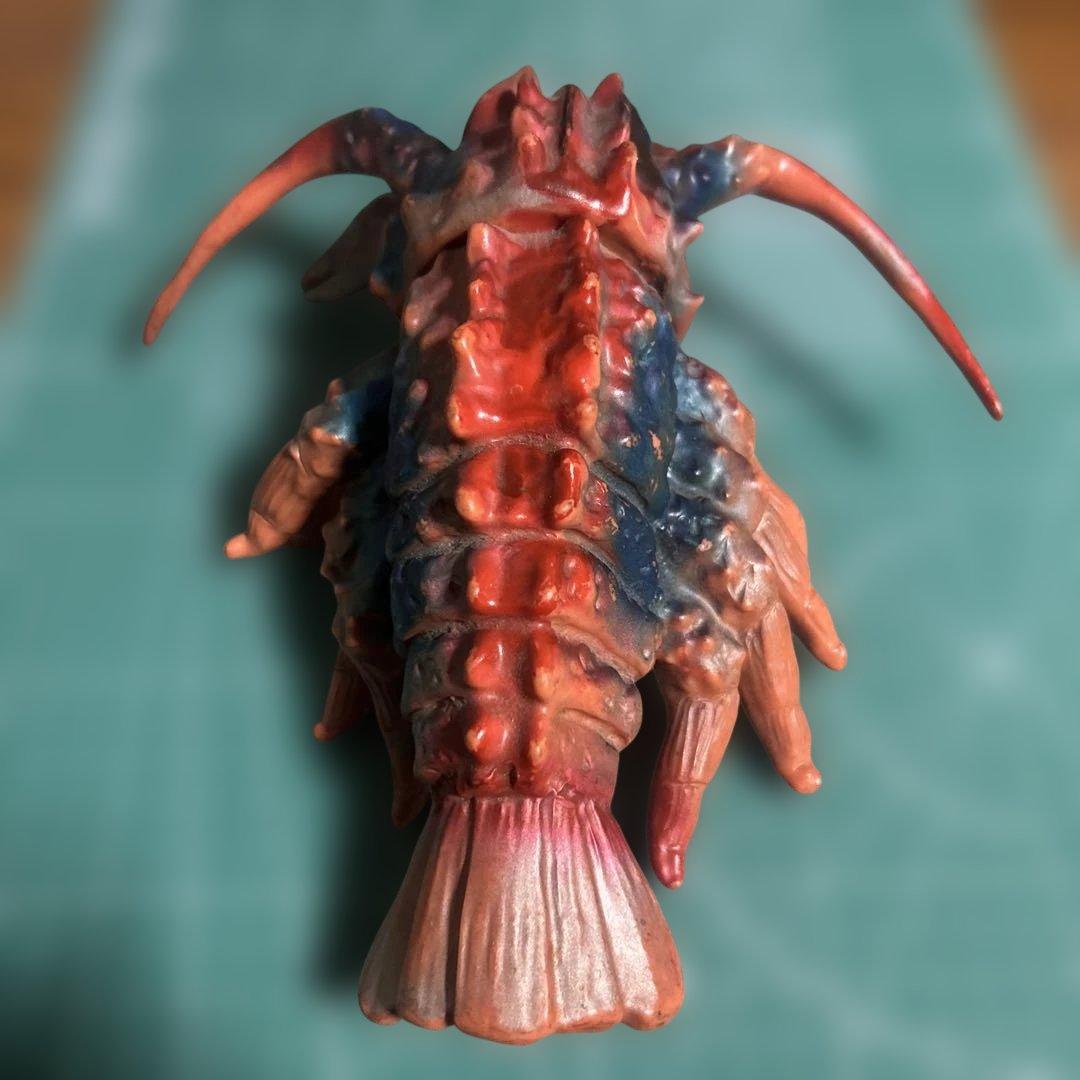 特撮フィギュア ￼エビラ、ゴジラ南海の大決闘マルサンスタンダードサイズ初期型