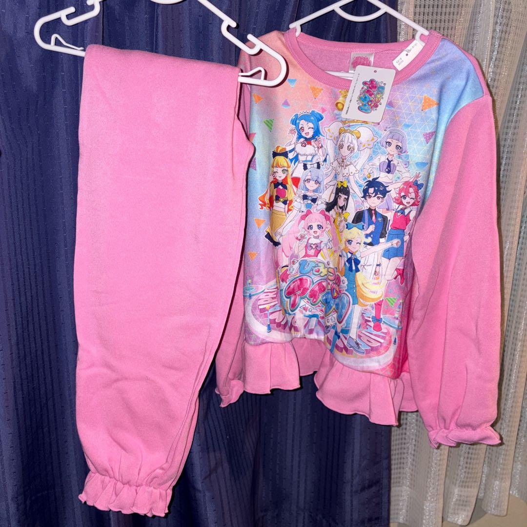 130センチ》ひみつのアイプリ しまむら コラボ パジャマ 新品未使用