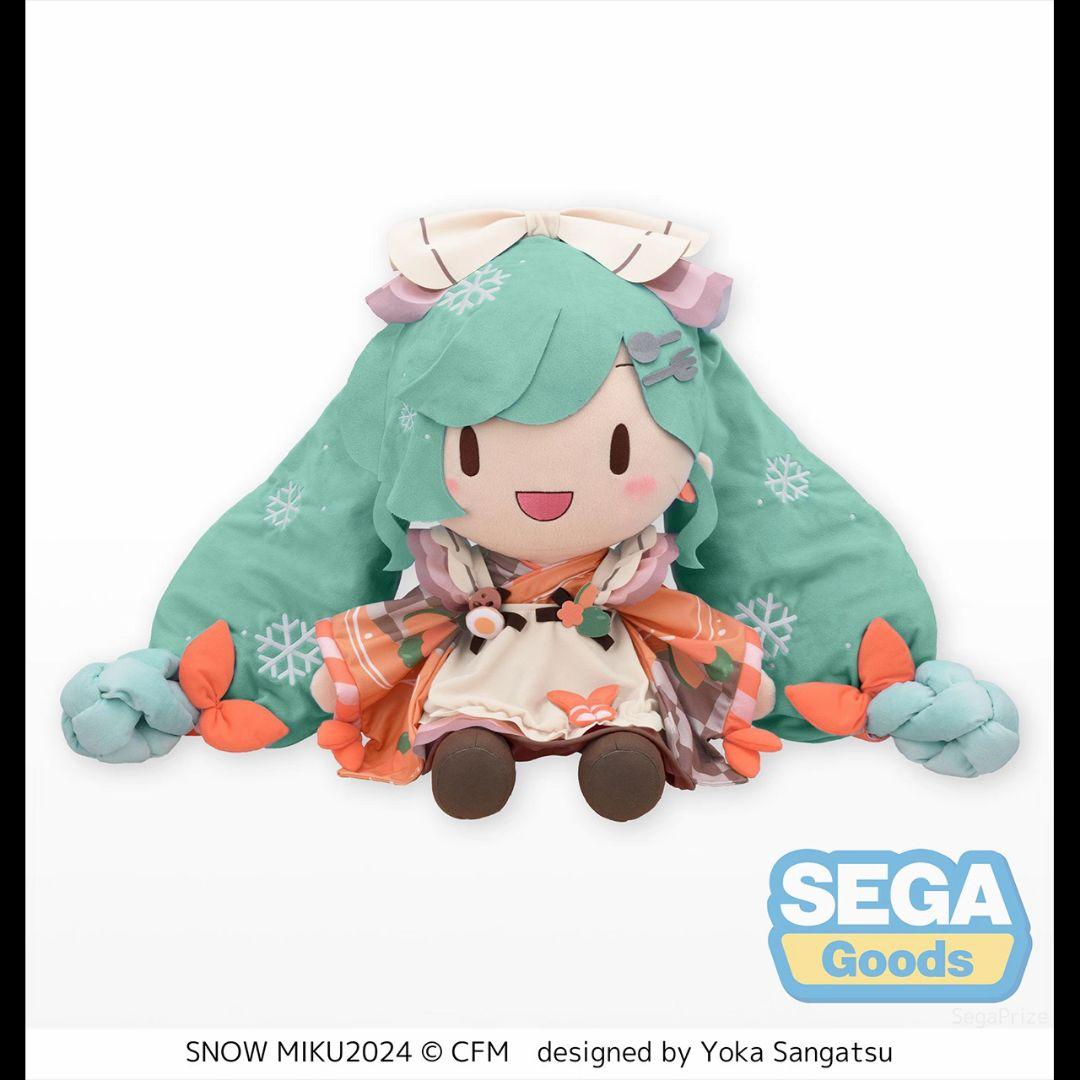 初音ミクシリーズ雪ミク2024 ふわぷち どでかぬいぐるみ