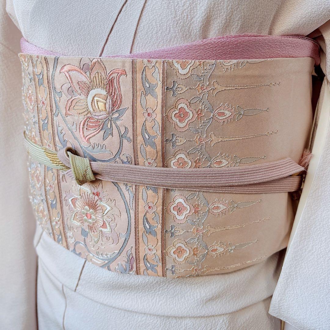 美品 訪問着 フルセット 裄65 スワトウ 卒業式 入学式 M L 袋帯 - メルカリ