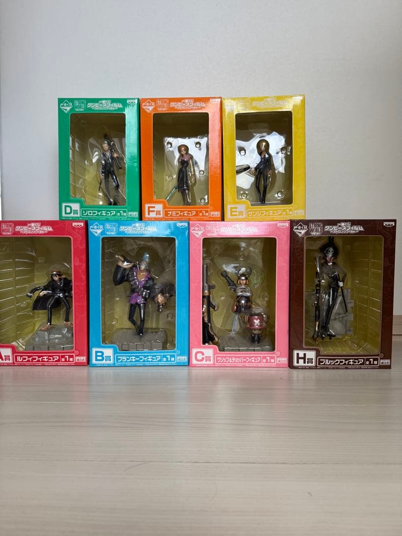 ワンピース フィギュア 8体セット 一番くじ ワンピース いちばんくじ