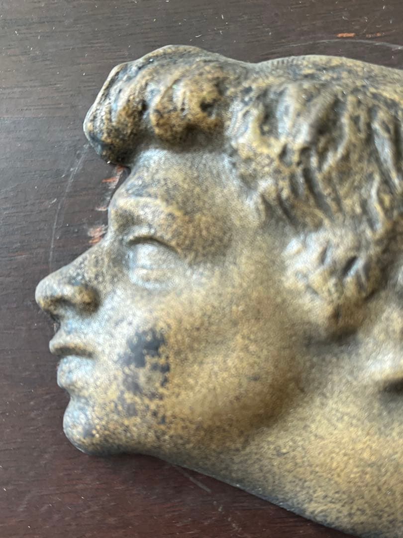 レリーフ 彫刻 ブロンズ カミーユクローデル似 真鍮 ポートレート 希少