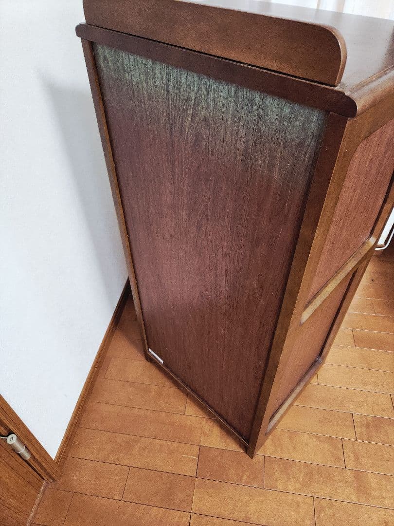 木製ライティングビュロー電話台ビューロー昭和レトロアンティーク