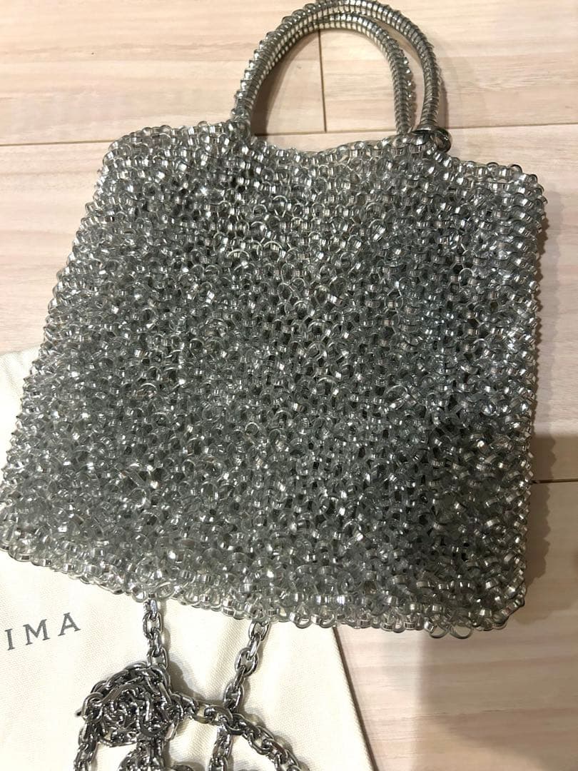 【極美品】ANTEPRIMA スタンダード ミニアトゥーラ シルバー