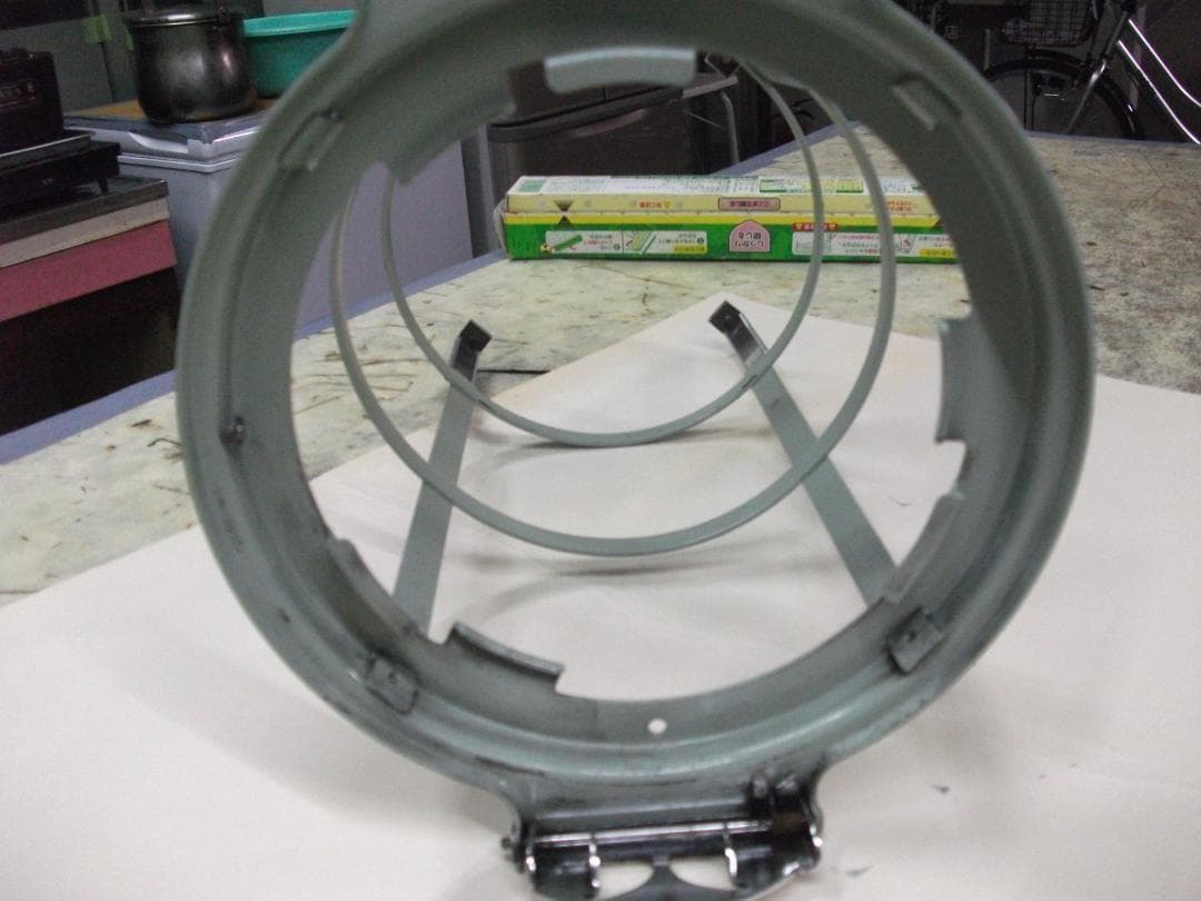 アラジン ブルーフレーム 39型 上枠、上部リング、とっての3点セット