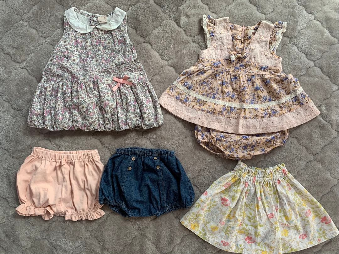 【3/18までの限定価格】ベビー服 80 90 95 女の子 まとめ売り 39点