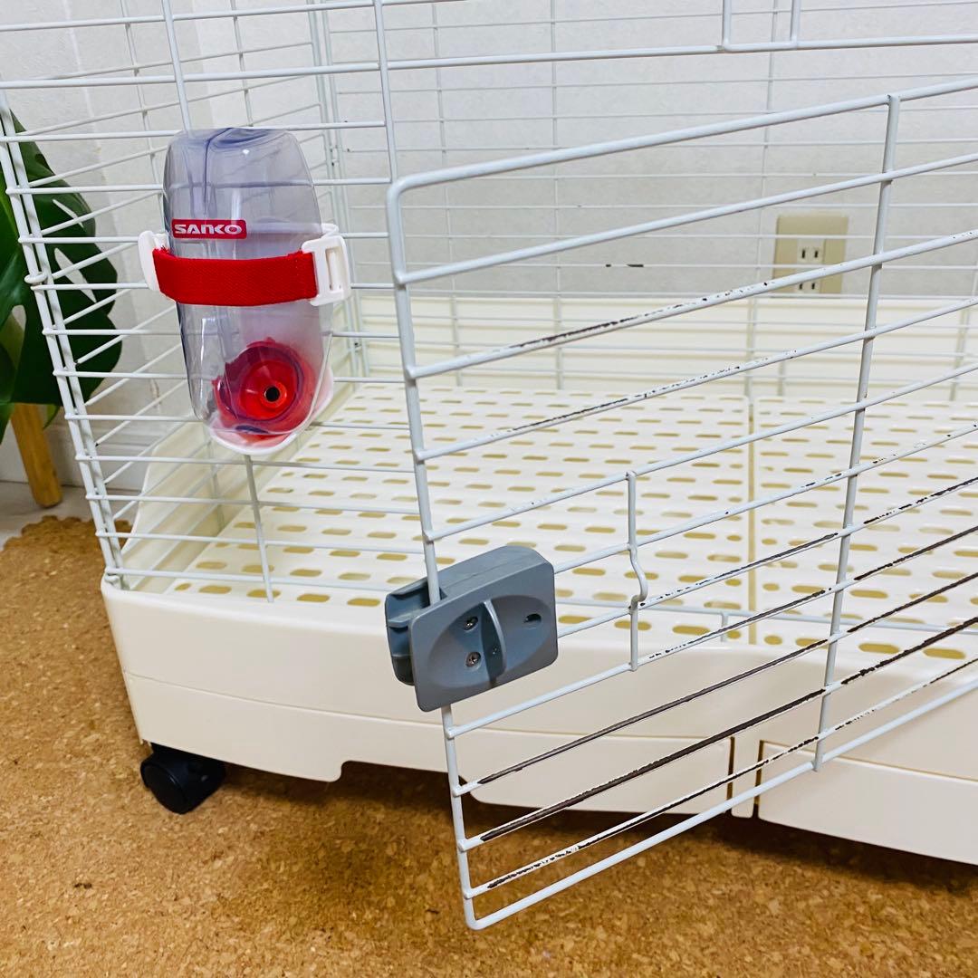うさぎゲージ サンコーイージーホームエボ80 白 ホワイト ゆったり広々