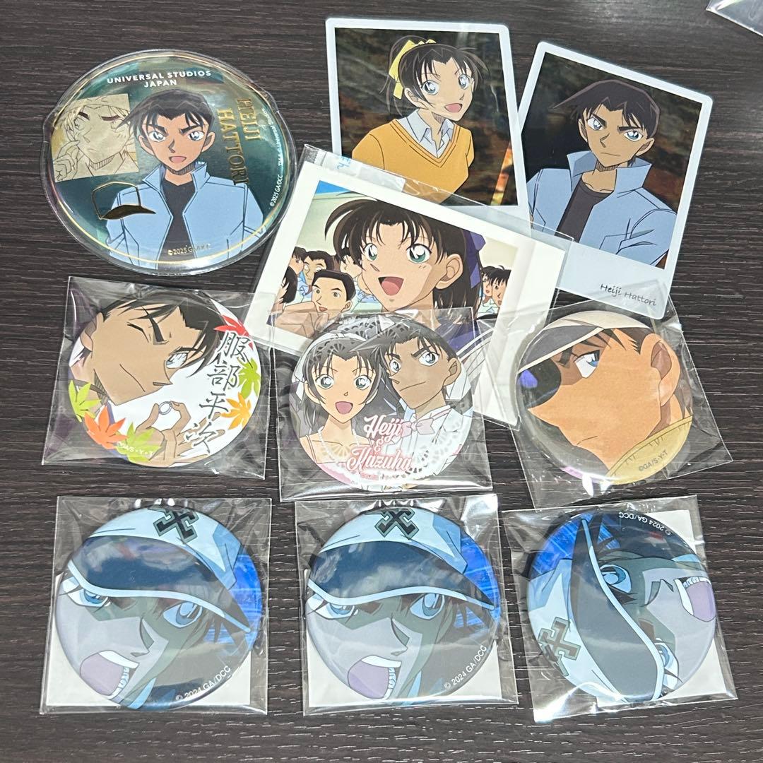 名探偵コナン 缶バッジセット 8点 服部平次 遠山和葉 - メルカリ