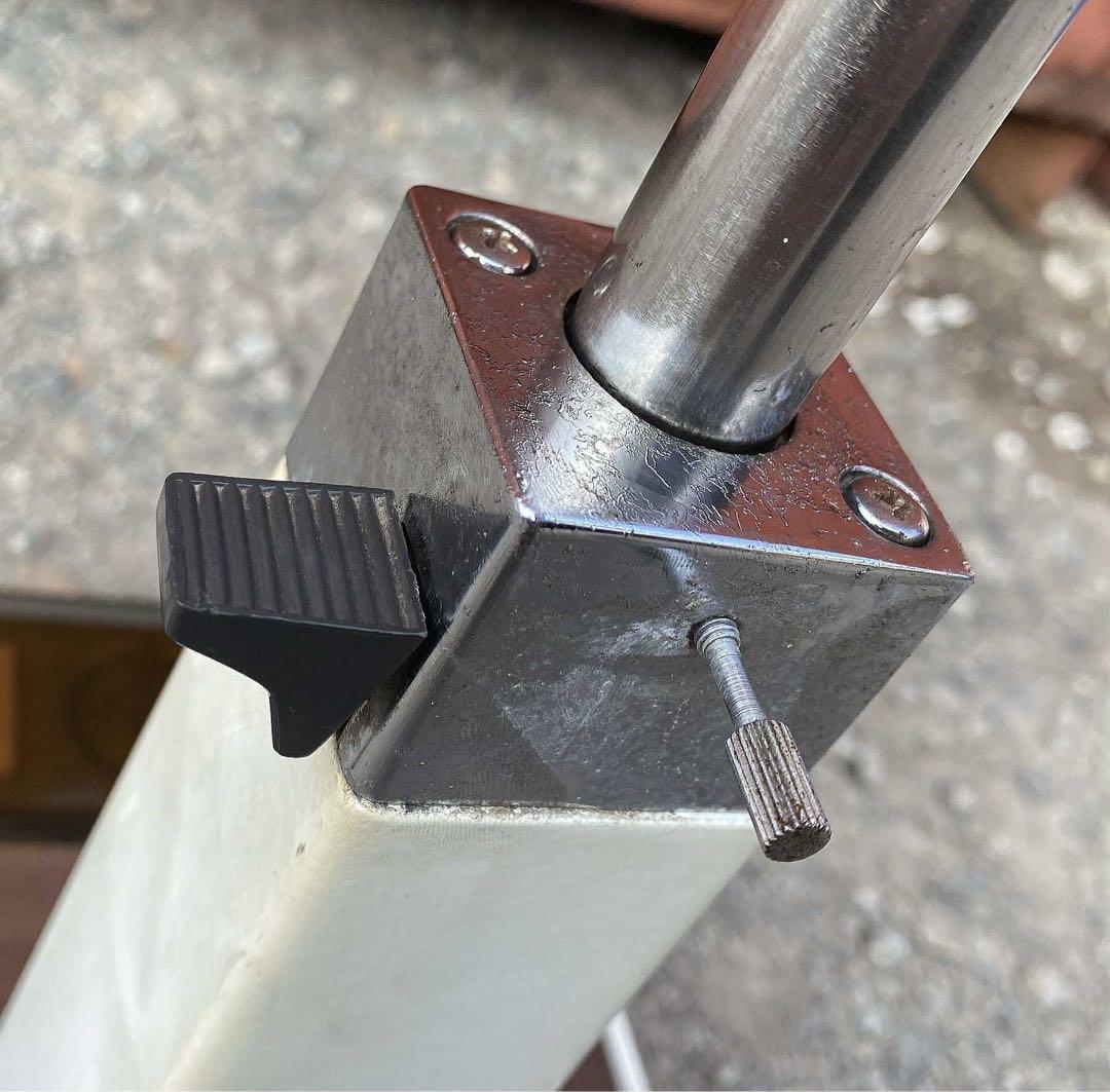 ち*う様 レトロ スタンド扇風機 シルバー