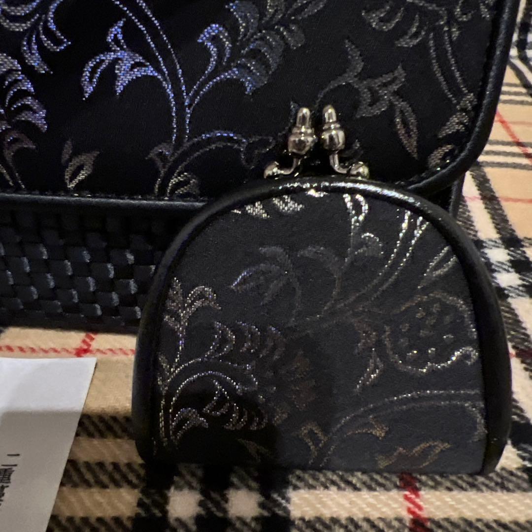 タツムラ 和装 ハンドバッグ 二重蔓唐草文錦 龍村晋コレクション