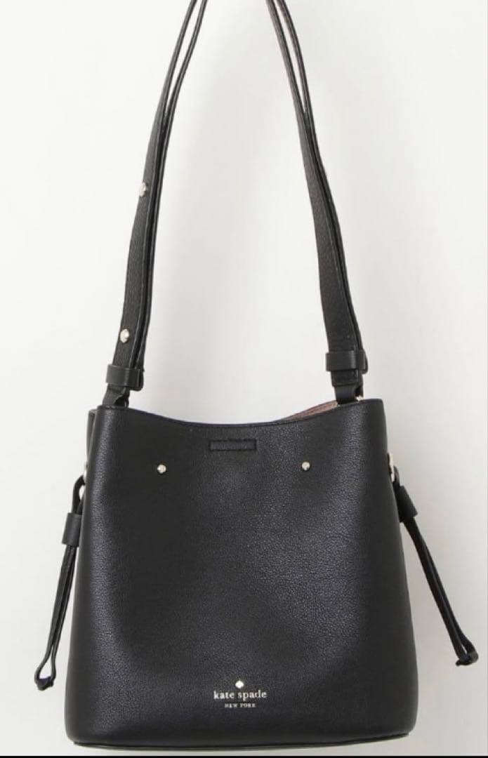 kate spade ケイトスペード マーティ バケットショルダーバッグ 黒