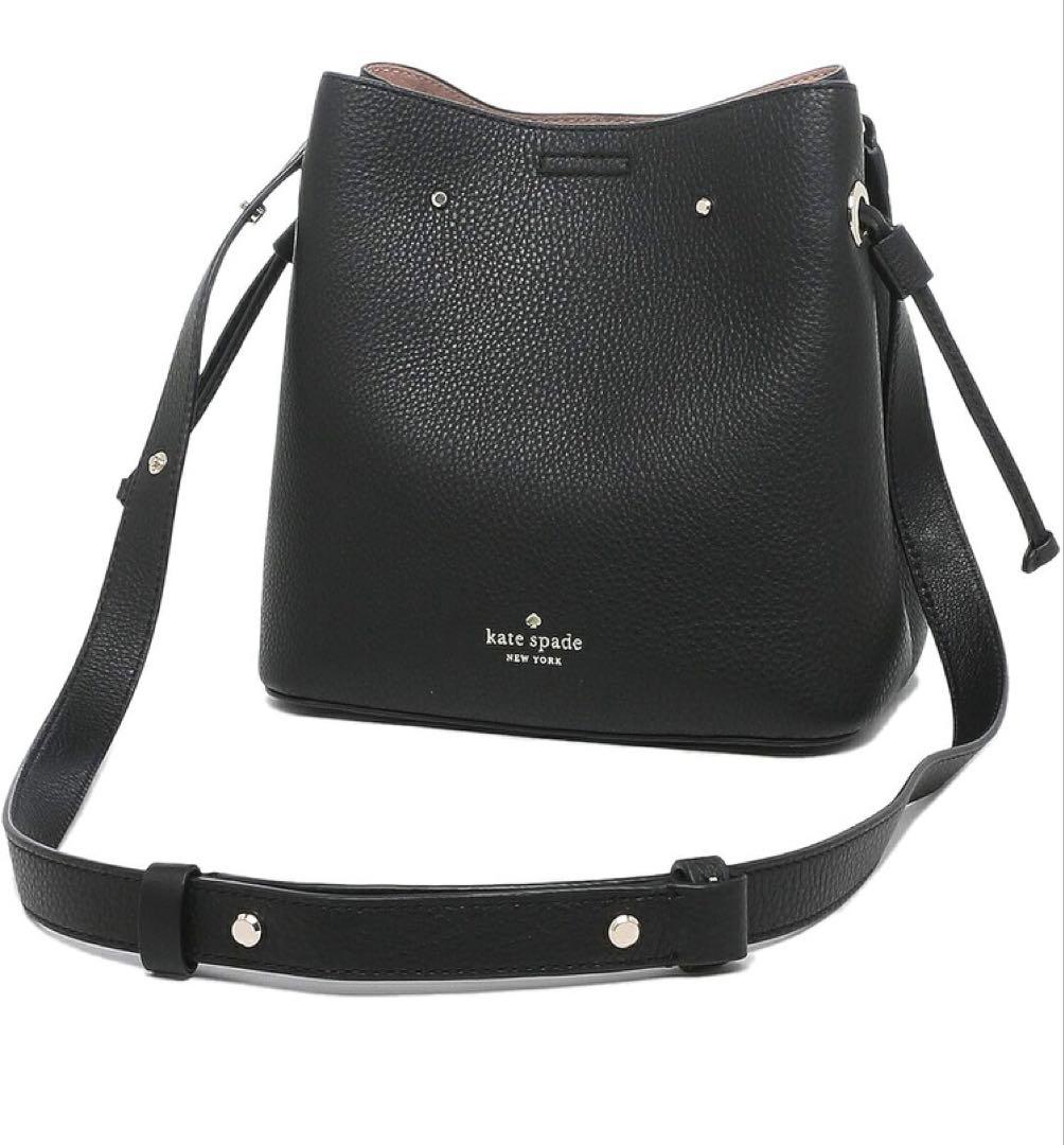 kate spade ケイトスペード マーティ バケットショルダーバッグ 黒