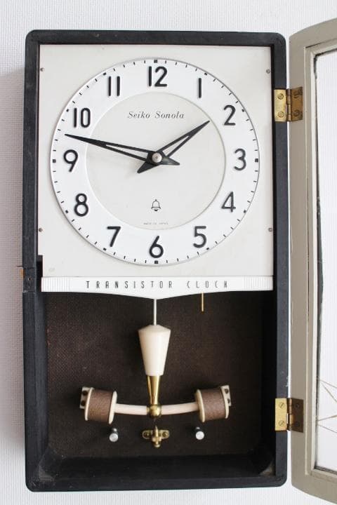 SEIKO ソノーラ SONORA トランジスタ 掛け時計 柱時計 昭和レトロ